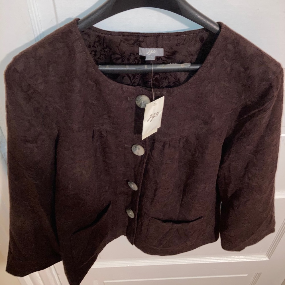 J. Jill Brown Jacket NWT - size 10​